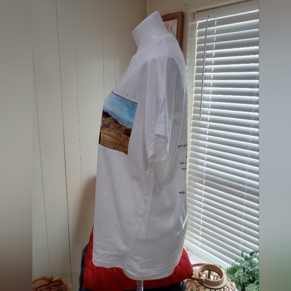 U2 Tour White Graphic T-shirt Merch Joshua Tree Rock Band Unisex Sz Large - Picture 4 of 5